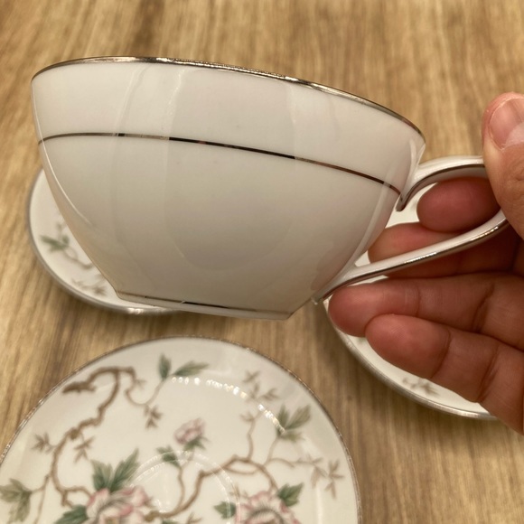 1 NORITAKE CHINA JAPAN 5502 CHATHAM CUP TEA AND SAUCER - Picture 4 of 14